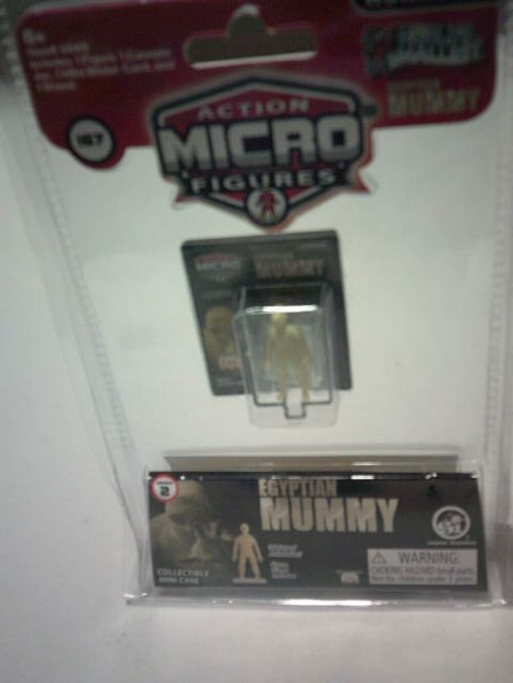 NEW WORLD'S SMALLEST HORROR EGYPTIAN MUMMY ACTION FIGURE IN MINI CASE SERIES 2